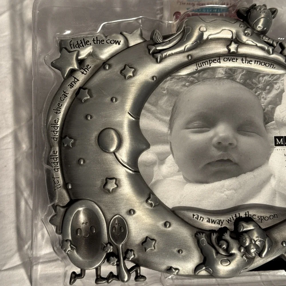 Malden Pewter Nursery Rhyme Silver Toned Picture Frame New in Box Great Gift